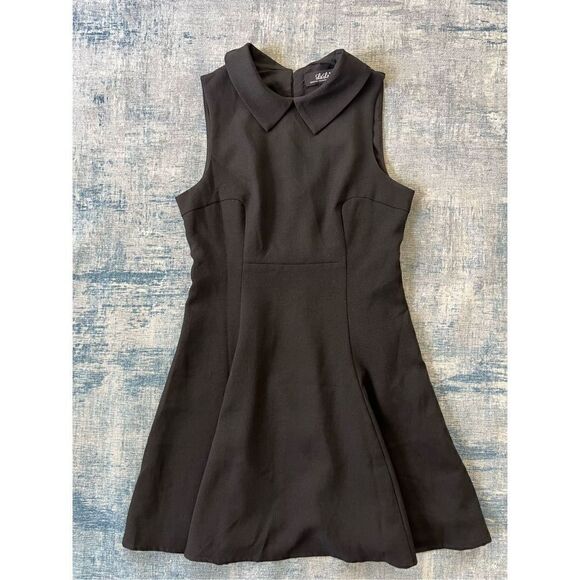 Lulus Dresses & Skirts - Lulus Black Mod Goals Collared Sleeveless Mini Dress Small